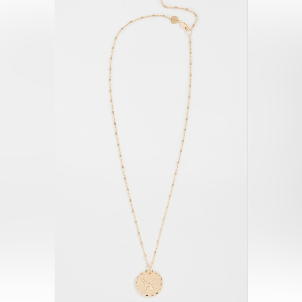 Jennifer Zeuner Gold Butterfly Pendant Necklace - Women Jewelry